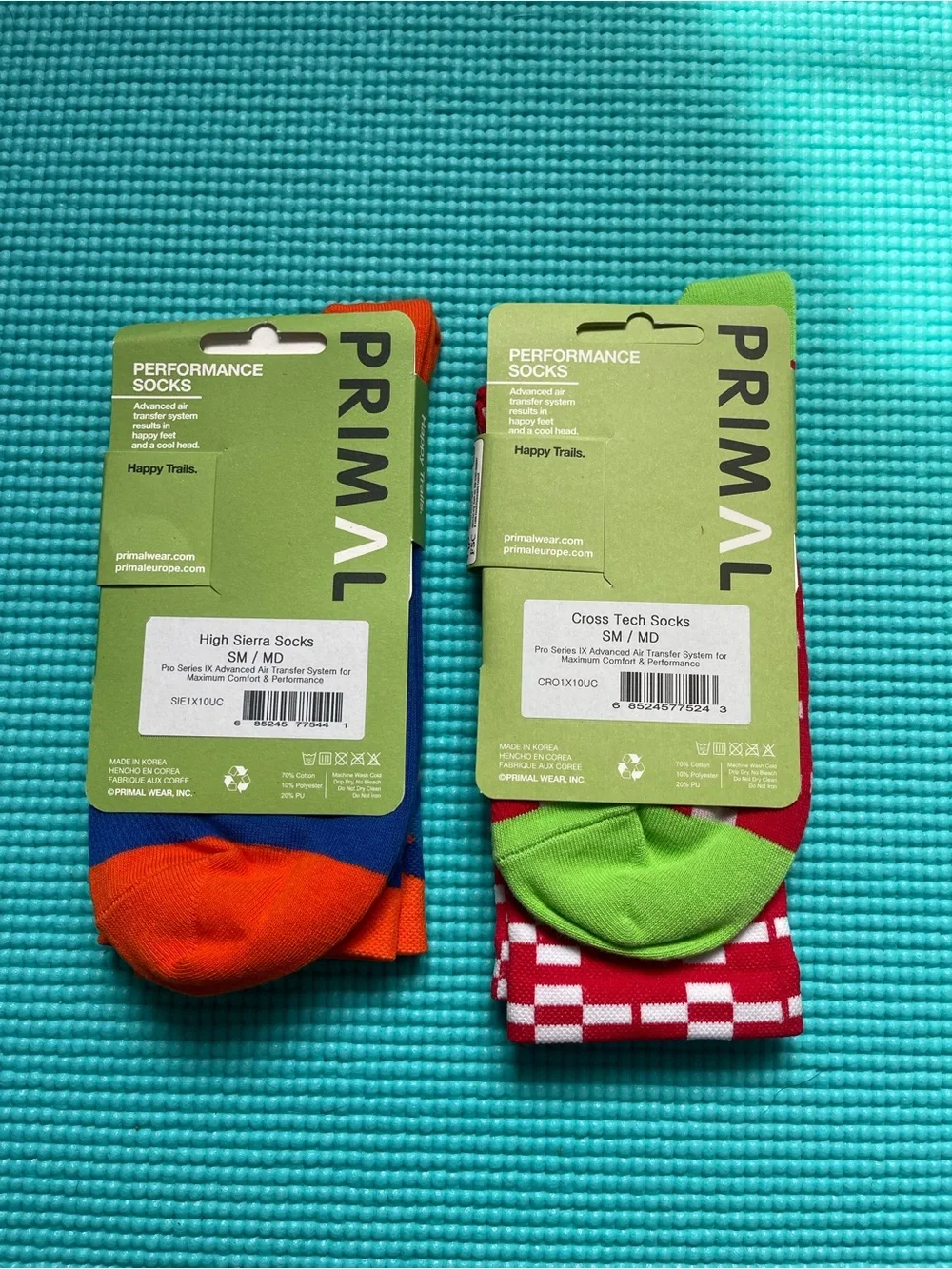 Primal Performance Women's Cycling Socks – Two Pairs